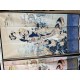 Panneau imperiale collection geisha colorie bleu