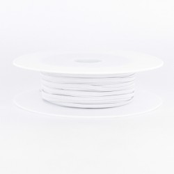elastique souple  4 mm blanc